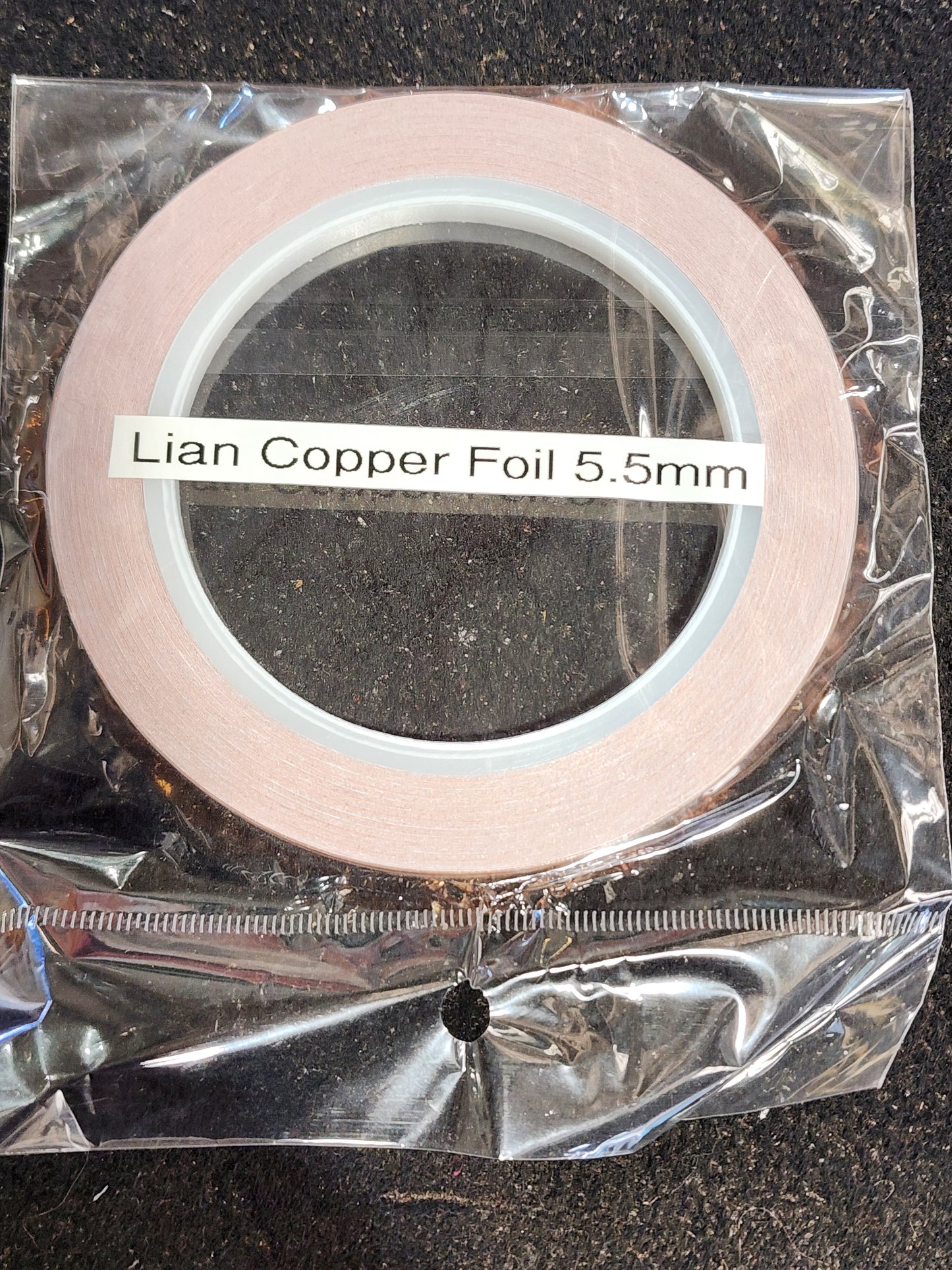 Copper Foil 5.5mm (20m). Thin Foil