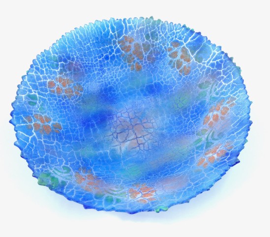 Linde Rose - Blue flower bowl