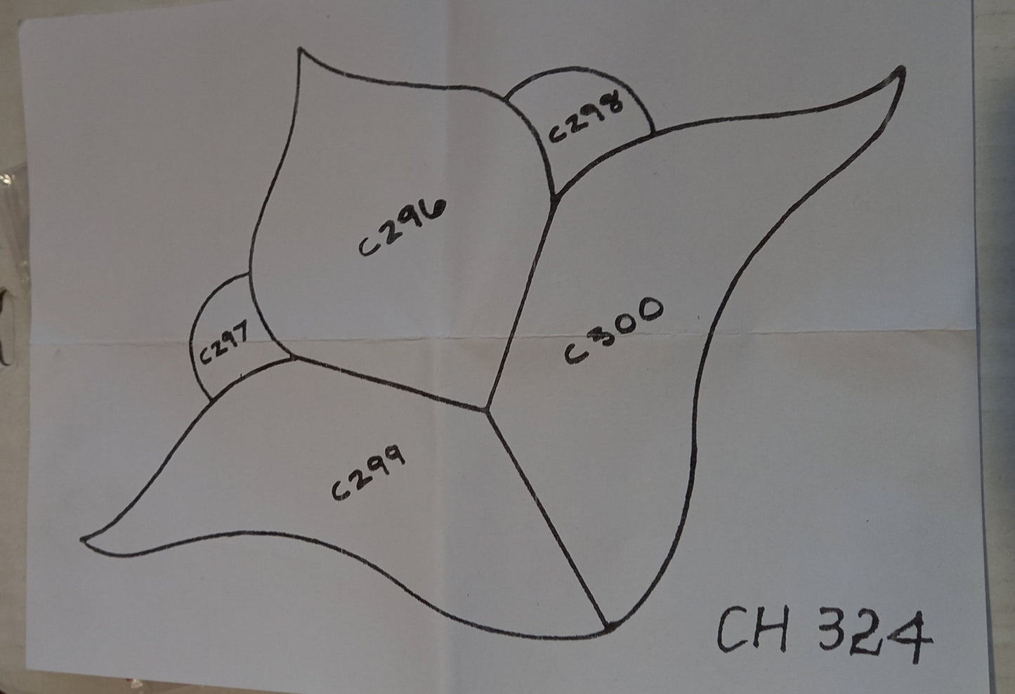 Bevel CLuster - Tulip CH 324